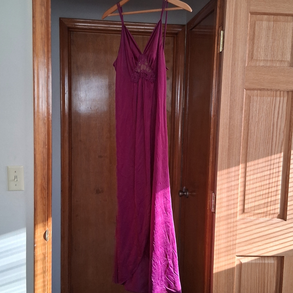 Elegant Purple Maxi Dress